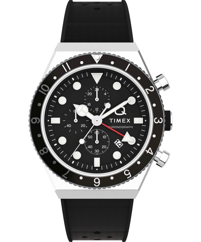 Годинник Чоловічий Timex Timex Q Three Time Zone Chronograph TW2V70000