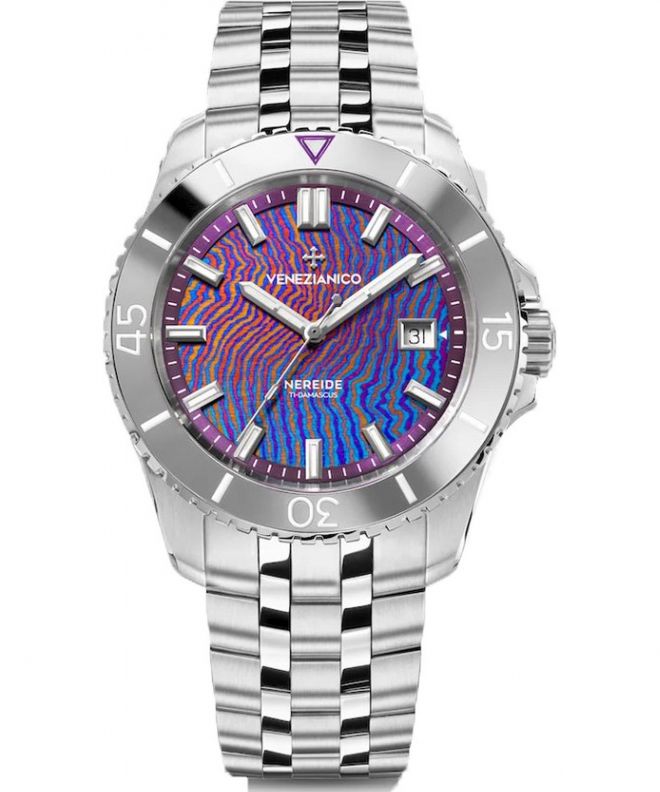 Годинник Чоловічий Venezianico Nereide Ti-Damascus Automatic Limited Edition Nereide-Ti-Damascus