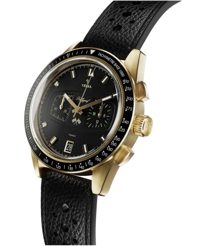 Годинник Чоловічий Yema Rallygraf II Classic Racing School Chronograph YMHF1585-AA