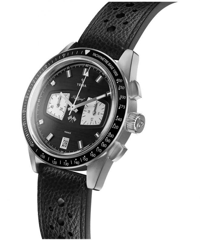 Годинник Чоловічий Yema Rallygraf Meca-Quartz II Reverse Panda YMHF1584-AA