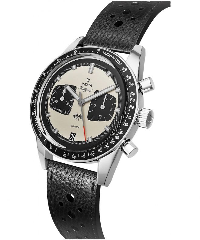 Годинник Чоловічий Yema Rallygraf Panda Chronograph YMHF1580-BA