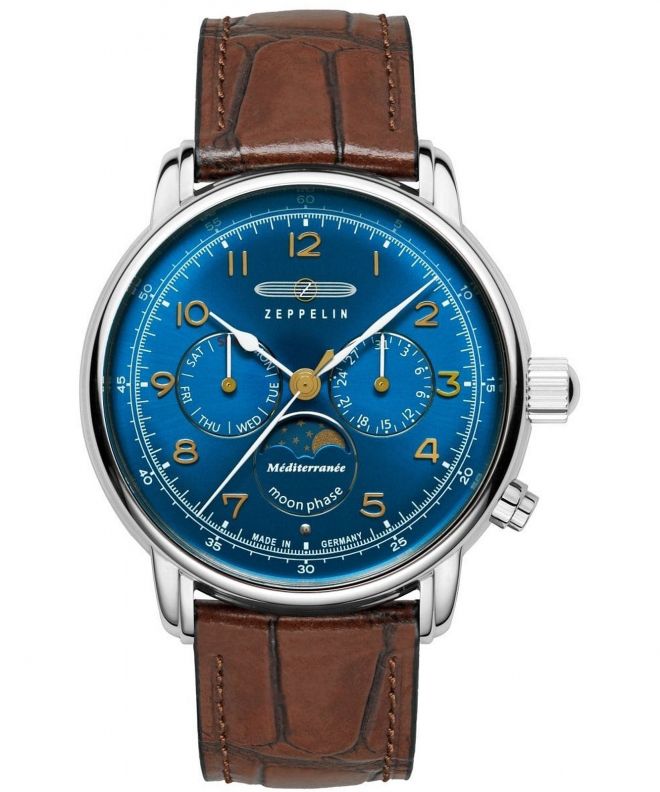 Годинник Чоловічий Zeppelin Mediterranee Moonphase 9636-3