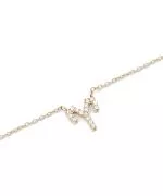 Намисто Daniel Wellington Crystal Zodiac Chain Gold Aries