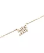 Намисто Daniel Wellington Crystal Zodiac Chain Gold Aquarius