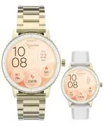 Смарт-Годинник Жіночий Garett Signature Grace Gold Solid SET
