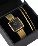 Годинник Жіночий BOWA Vienna Black Gold Mesh 29 Gift Set