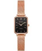 Годинник Жіночий BOWA Dubai Black Rose-Gold Mesh 20