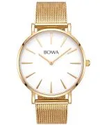 Годинник Жіночий BOWA New York White-Gold Mesh 38