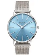 Годинник Жіночий BOWA Praha Turquoise-Silver Mesh 38