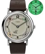 Годинник для Жінок і Чоловіків Timex Harry Potter X Weekender Slytherin House 38mm Leather Strap