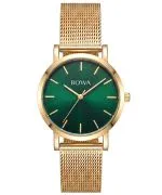 Годинник Жіночий BOWA Tokyo Green Gold Mesh 33