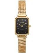 Годинник Жіночий BOWA Dubai Black-Gold Mesh 20