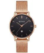 Годинник Жіночий BOWA Milan Black Rose-Gold Mesh 34
