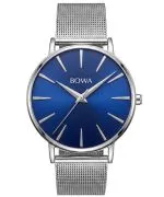 Годинник Жіночий BOWA Praha Navy Blue-Silver Mesh 38