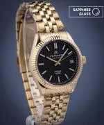 Годинник Жіночий VERMER Ionian Lady Black Gold Steel