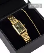 Годинник Жіночий BOWA Paris Green-Gold Steel 20 Gift Set