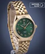 Годинник Жіночий VERMER Aegean Lady Green Gold Steel
