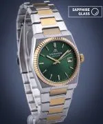 Годинник Жіночий VERMER Caspian Lady Green Silver-Gold Steel