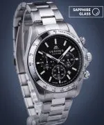 Годинник Чоловічий VERMER Tasman Black Silver Steel Chrono