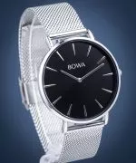 Годинник Жіночий BOWA New York Black-Silver Mesh 38