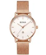 Годинник Жіночий BOWA Milan White Rose-Gold Mesh 34