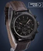 Годинник Чоловічий VERMER Tasman Black Brown Leather Chrono