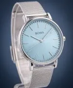 Годинник Жіночий BOWA Rio Ice-Blue Silver Mesh 38