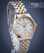 Годинник Жіночий VERMER Ionian Lady White Silver-Gold Steel