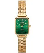 Годинник Жіночий BOWA Dubai Green-Gold Mesh 20