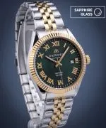 Годинник Чоловічий VERMER Aegean Green Silver-Gold Steel