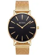 Годинник Жіночий BOWA New York Black-Gold Mesh 38