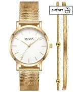 BOWA Tokyo White-Gold Mesh 33 Gift Set (годинник + браслет)