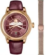 Годинник Жіночий Aviator Douglas Moonflight + bransoleta Morellato