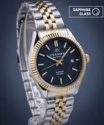 Годинник Чоловічий VERMER Ionian Navy Silver-Gold Steel