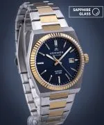 Годинник Чоловічий VERMER Caspian Navy Silver-Gold Steel