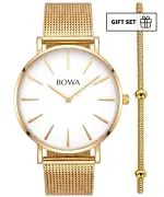 BOWA New York White-Gold Mesh 38 Gift Set (годинник + браслет)