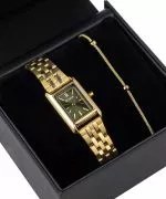 Годинник Жіночий BOWA Paris Green-Gold Steel 20 Gift Set