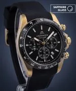 Годинник Чоловічий VERMER Tasman Black Gold Rubber Chrono