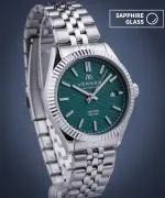 Годинник Чоловічий VERMER Ionian Green Silver Steel