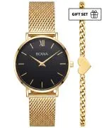 BOWA London Black-Gold 33 Gift Set (годинник + браслет)