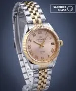 Годинник Жіночий VERMER Aegean Lady Gold Silver-Gold Steel