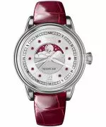 Годинник Жіночий Aviator Moonflight Gemstone Edition Silver Red Ruby Limited Edition