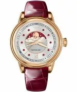 Годинник Жіночий Aviator Moonflight Gemstone Edition Silver Red Ruby Limited Edition