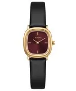 Годинник Жіночий BOWA Los Angeles Red-Gold Black Leather 24