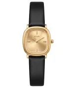 Годинник Жіночий BOWA Los Angeles Gold Black Leather 24