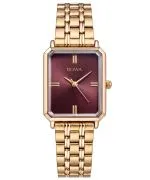 Годинник Жіночий BOWA Venice Red-Gold Steel 29