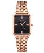 Годинник Жіночий BOWA Venice Black-Rose Gold Steel 29