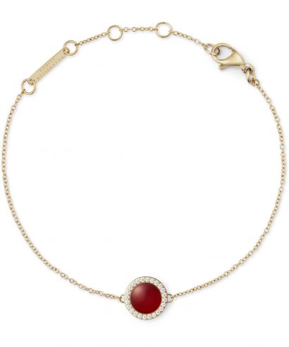 Браслет Daniel Wellington Audrey Red Agathe Gold