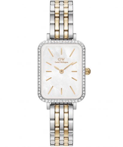 Годинник Жіночий Daniel Wellington Quadro Lumine Bezel 5-Link Two-Tone 40