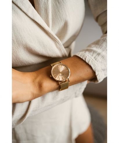 Годинник Жіночий BOWA New York Pink-Gold Mesh 38